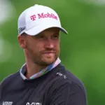 Wyndham Clark of the United States in action during a practice round prior to the 2024 PGA Championship at Valhalla Golf Club on May 14^ 2024 in Louisville^ Kentucky.