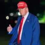 President Trump returns to the White House after speaking at a rally in Michigan Washington Dc^ United States^ April 29 2025