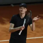 Jannik Sinner (ITA) against Francisco Cerundolo (ARG) during the Internazionali BNL d’ Italia 2025 ATP Masters Men’s 1000 circuit of Rome at the Foro Italico. Rome^ Italy 05.13.2025
