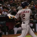 Alex Bregman infielder for the Houston Astros at Chase Field in Phoenix^Arizona USA May 4^2018.