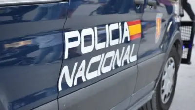 Policia Nacional as they keep Spain's streets safe Madrid^ Spain - October 9^ 2022