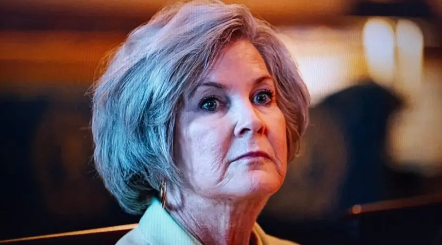 The image shows Susie Wiles^ who serves as the White House Chief of Staff. ^ New York City^ 28 Sep 25