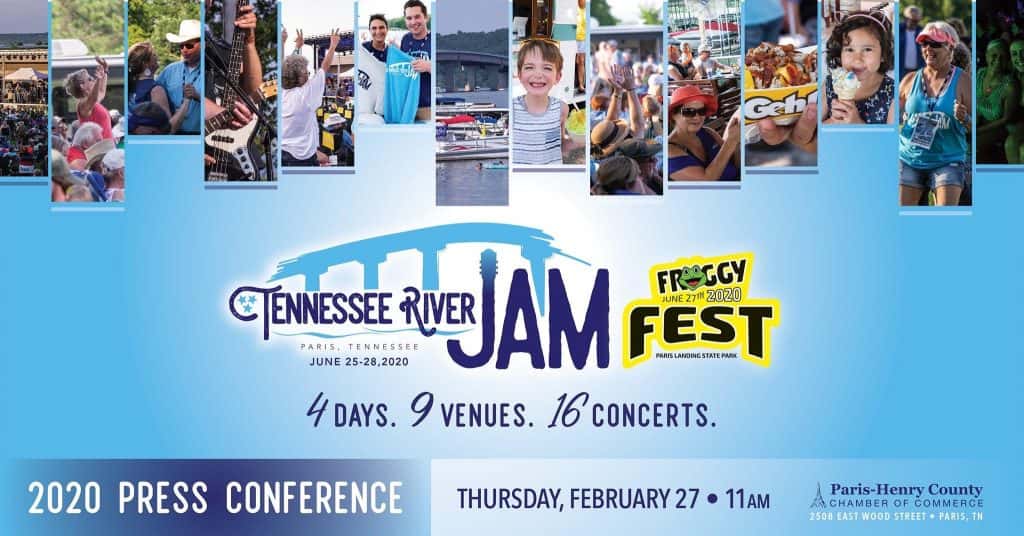 Tennessee River Jam/Froggy Fest Lineup To Be Announced Thursday radio
