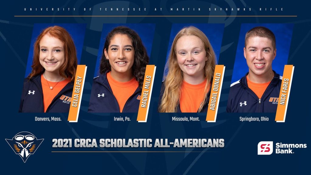 FOUR SKYHAWKS COLLECT COLLEGIATE RIFLE COACHES ASSOCIATION SCHOLASTIC ...