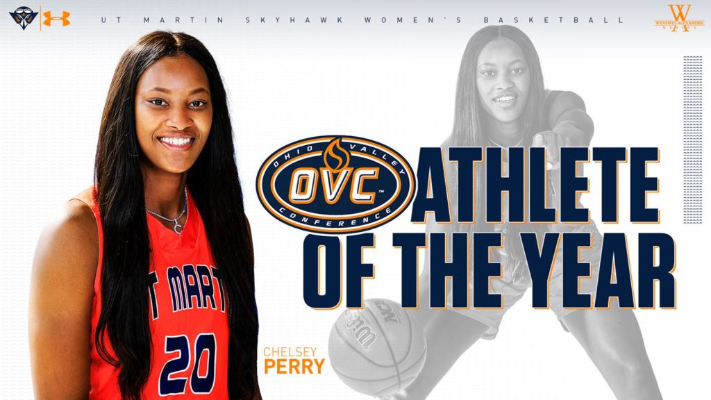 Skyhawk Women's Basketball Star Chelsey Perry Named Ovc Female Athlete 