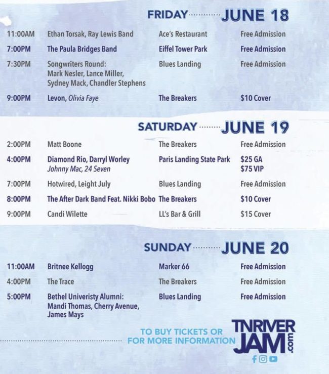 Tennessee River Jam Keeping The Music Alive Through Sunday radio NWTN