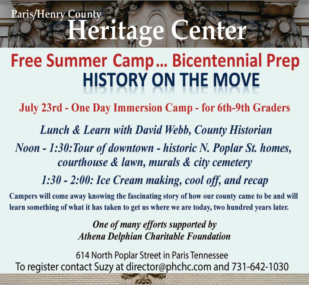 Free “History On The Move” Summer Camp radio NWTN