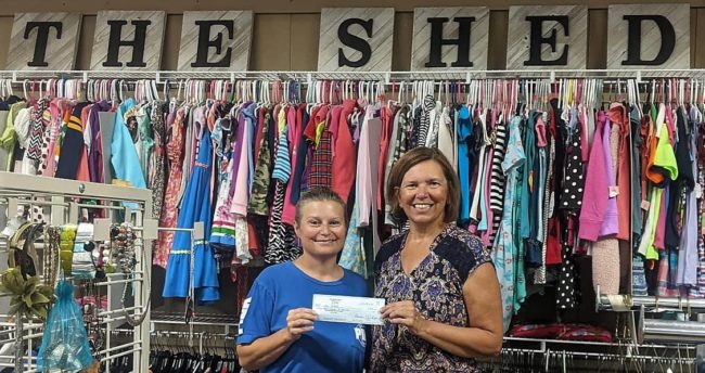 First Christian Church Donates To The Shed Radio Nwtn