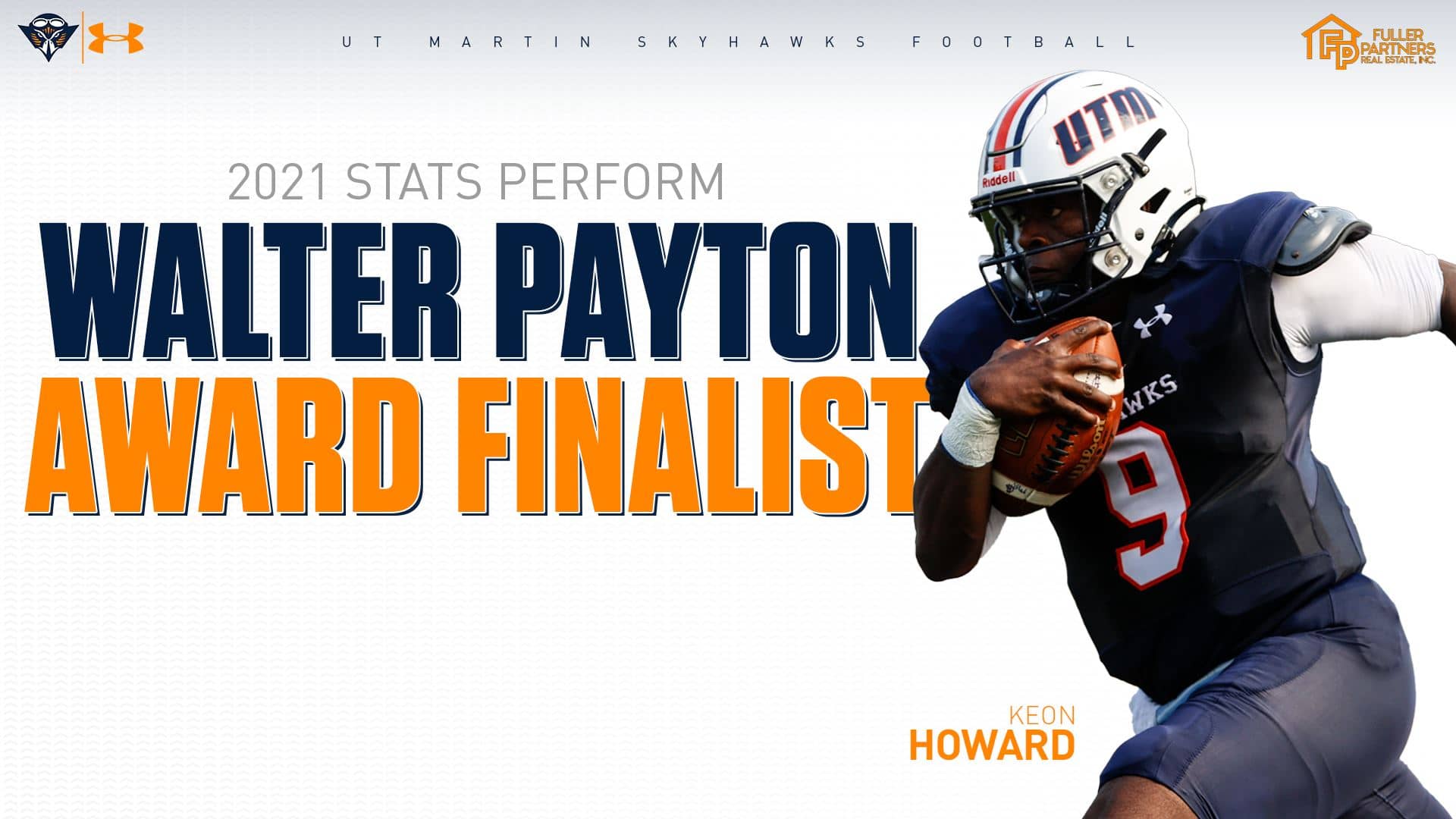 UT Martin Quarterback Keon Howard Named Stats Perform FCS Walter Payton