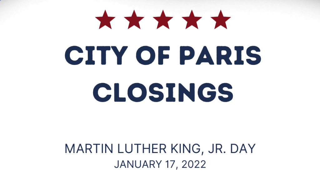 mlk day closings