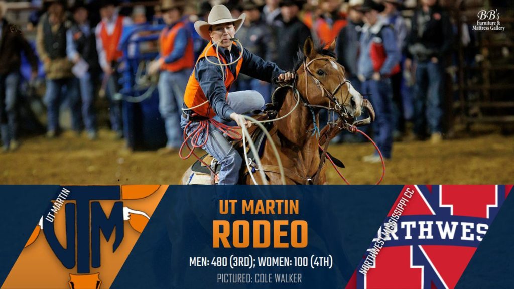 UT Martin Rodeo Closes Regular Season with 2 Top 4 Finishes radio NWTN