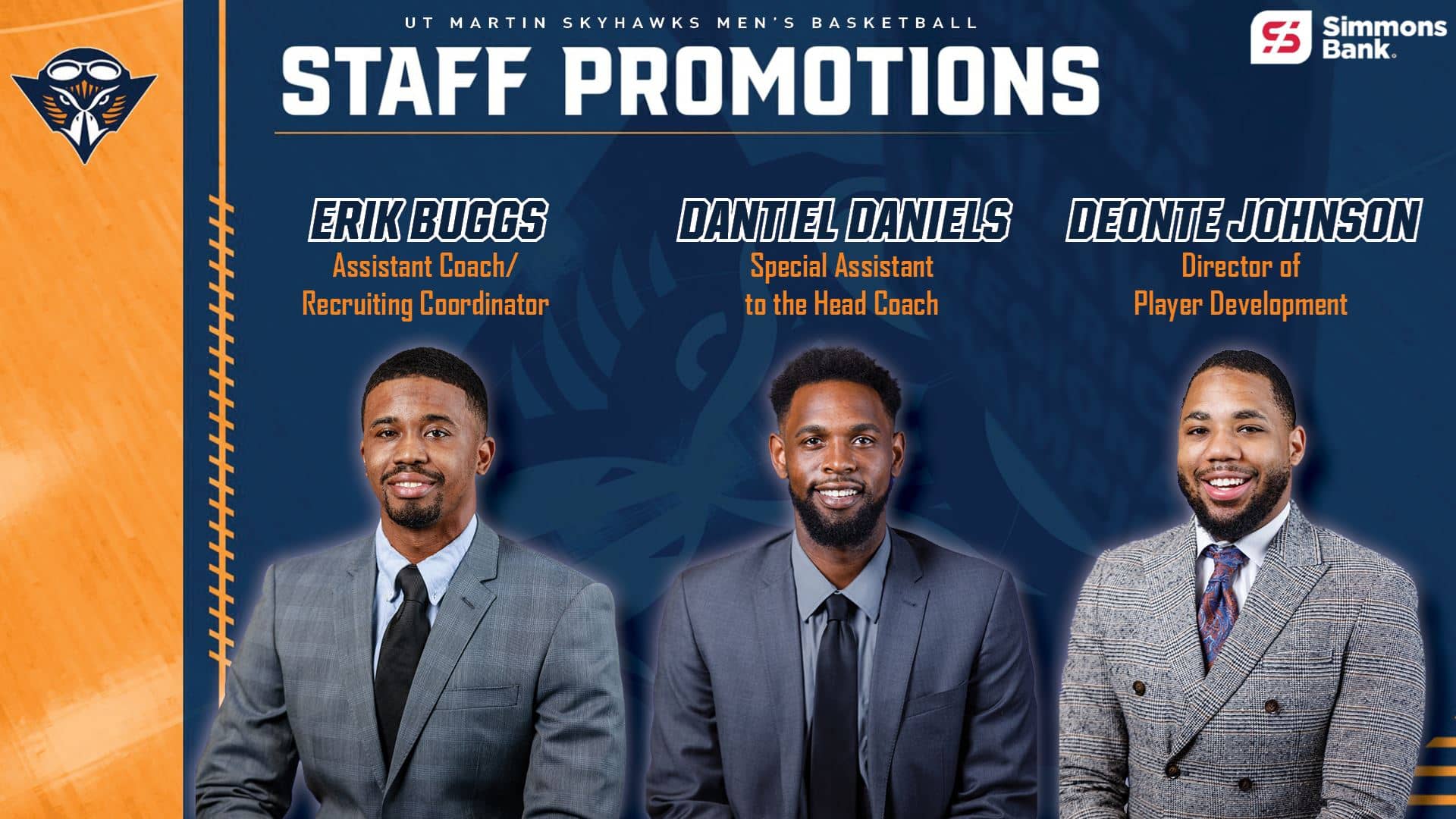 UT Martin Men's Basketball Promotes 3 Staff Members | Radio NWTN