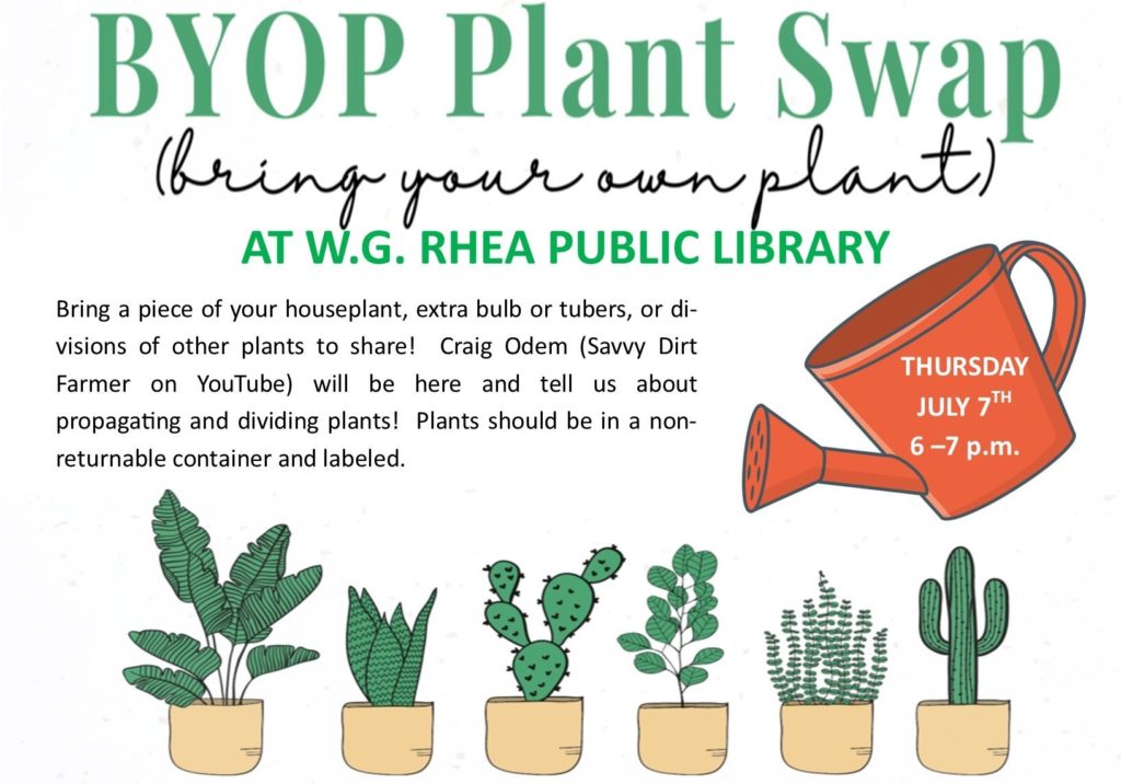 Bring Your Own Plant Swap | radio NWTN