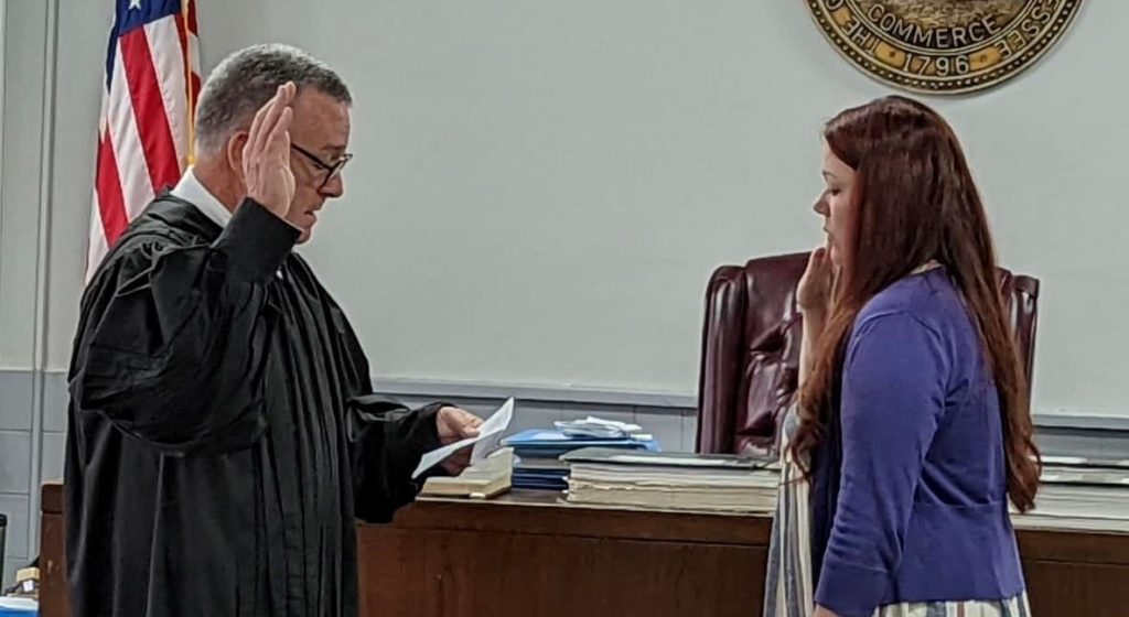Hall Sworn In As Obion Co. Clerk & Master radio NWTN