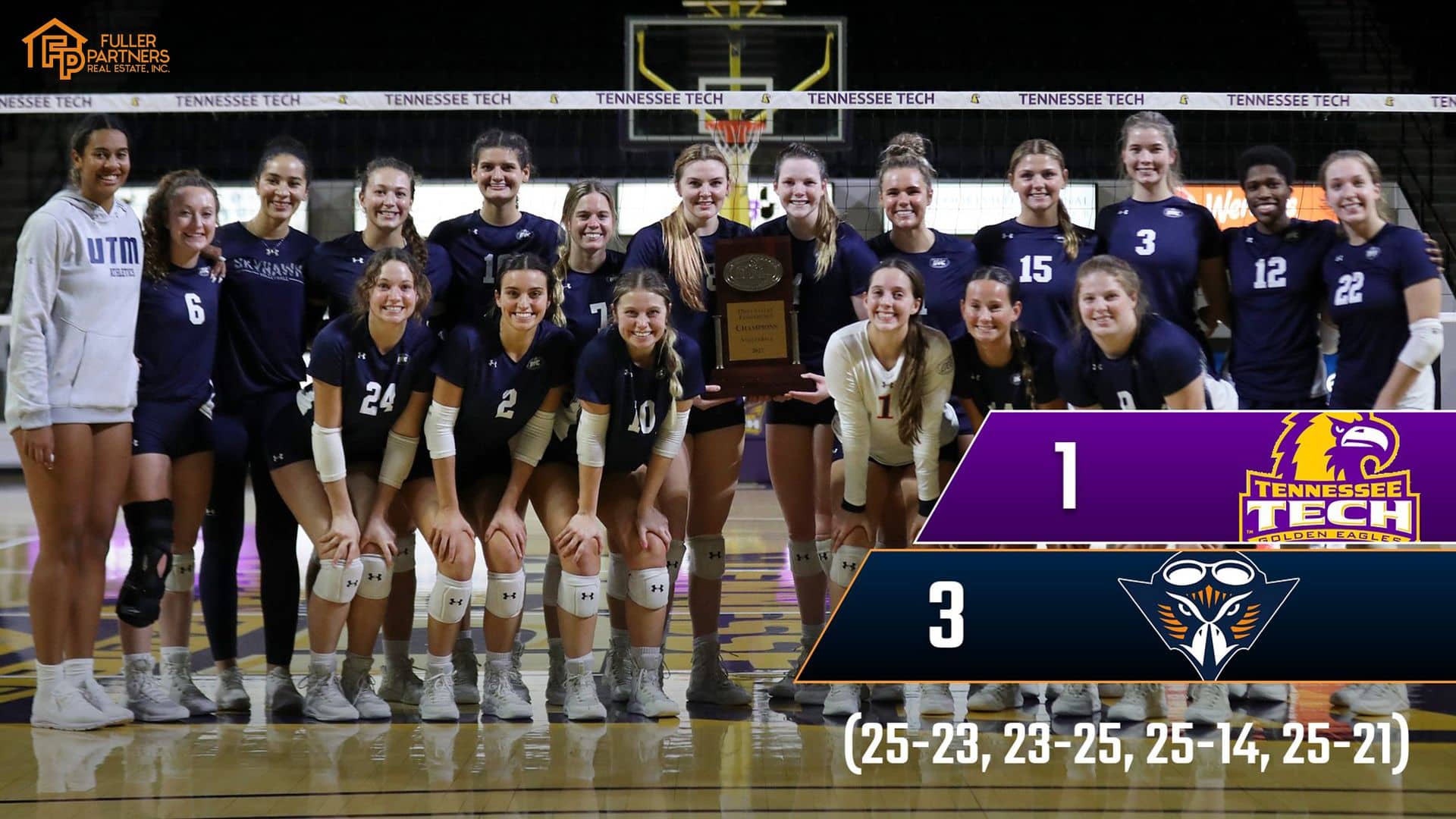 UT Martin Volleyball Wins Regular Season OVC Championship with Weekend