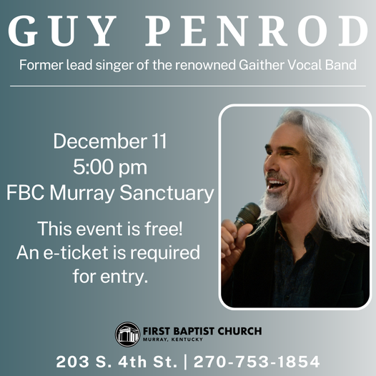 Guy Penrod At FBC In Murray | radio NWTN