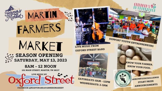 Martin Farmers Market Opens With Music, Prizes | radio NWTN