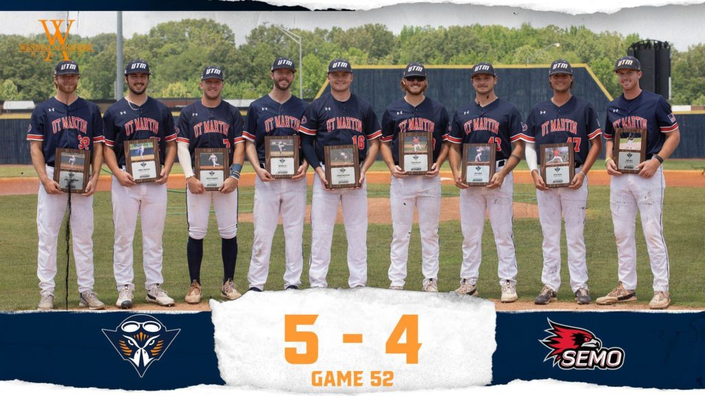 UT Martin Baseball Sweeps Defending OVC Champion SEMO In Final Home