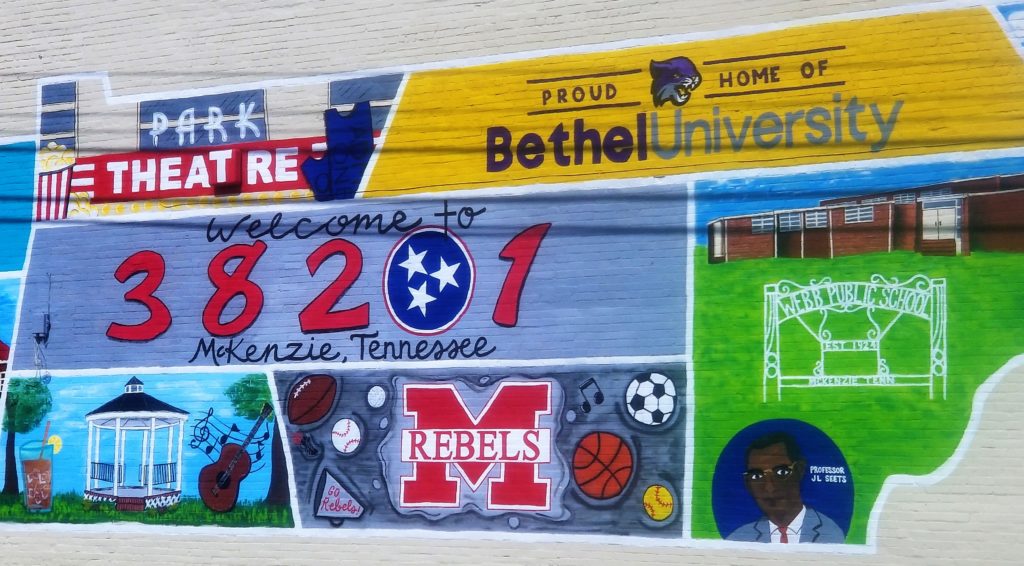 McKenzie Mural Showcases Town's History radio NWTN