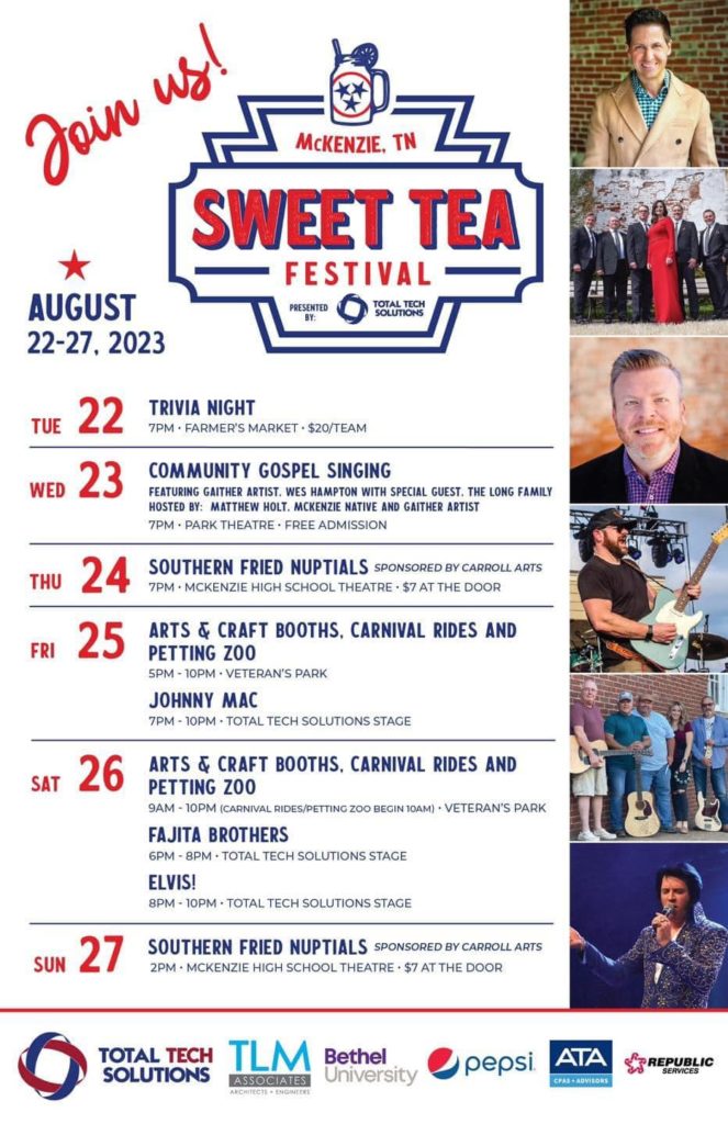 Sweet Tea Festival In McKenzie radio NWTN