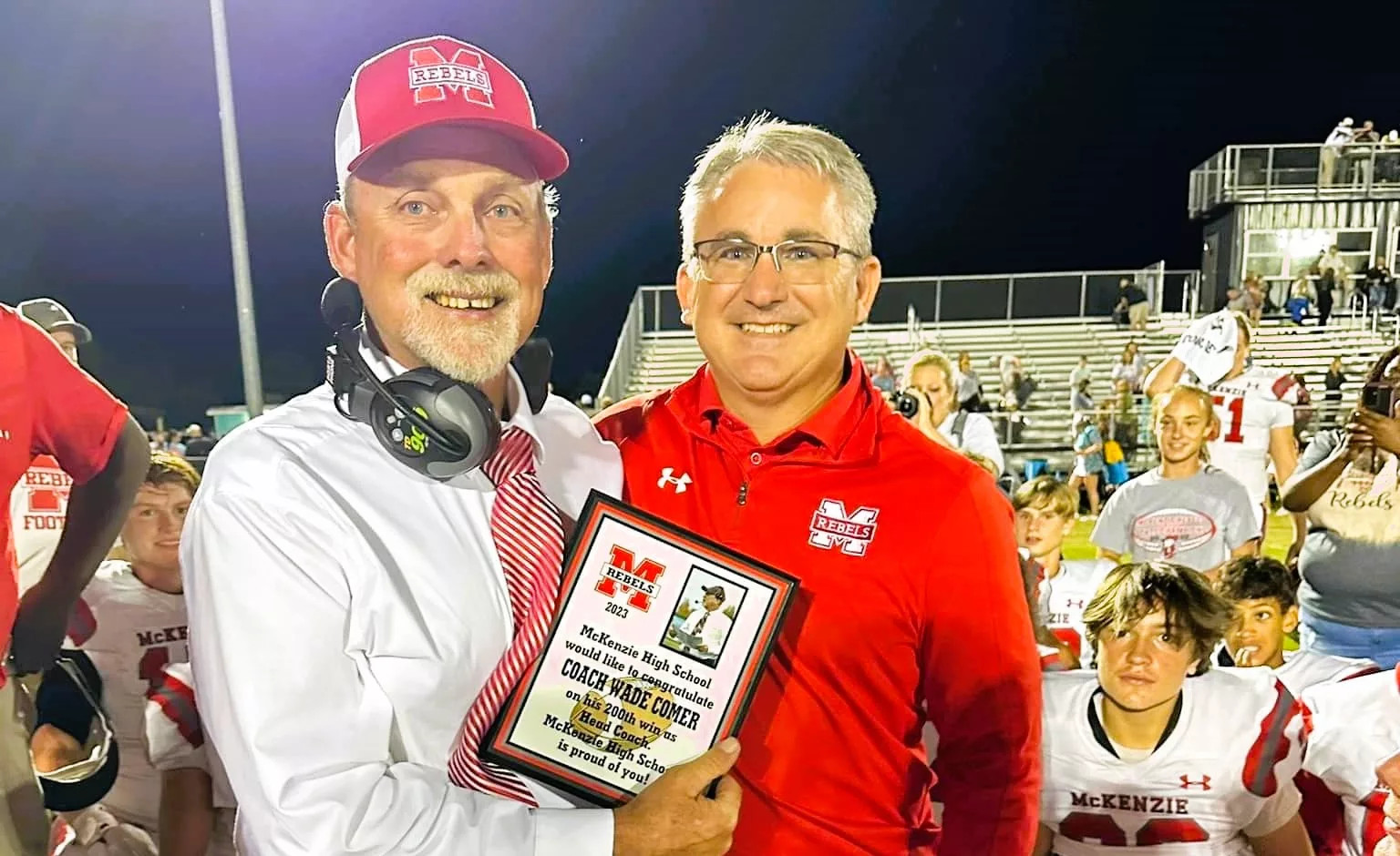 McKenzie Coach Comer Honored On 200th Win | radio NWTN