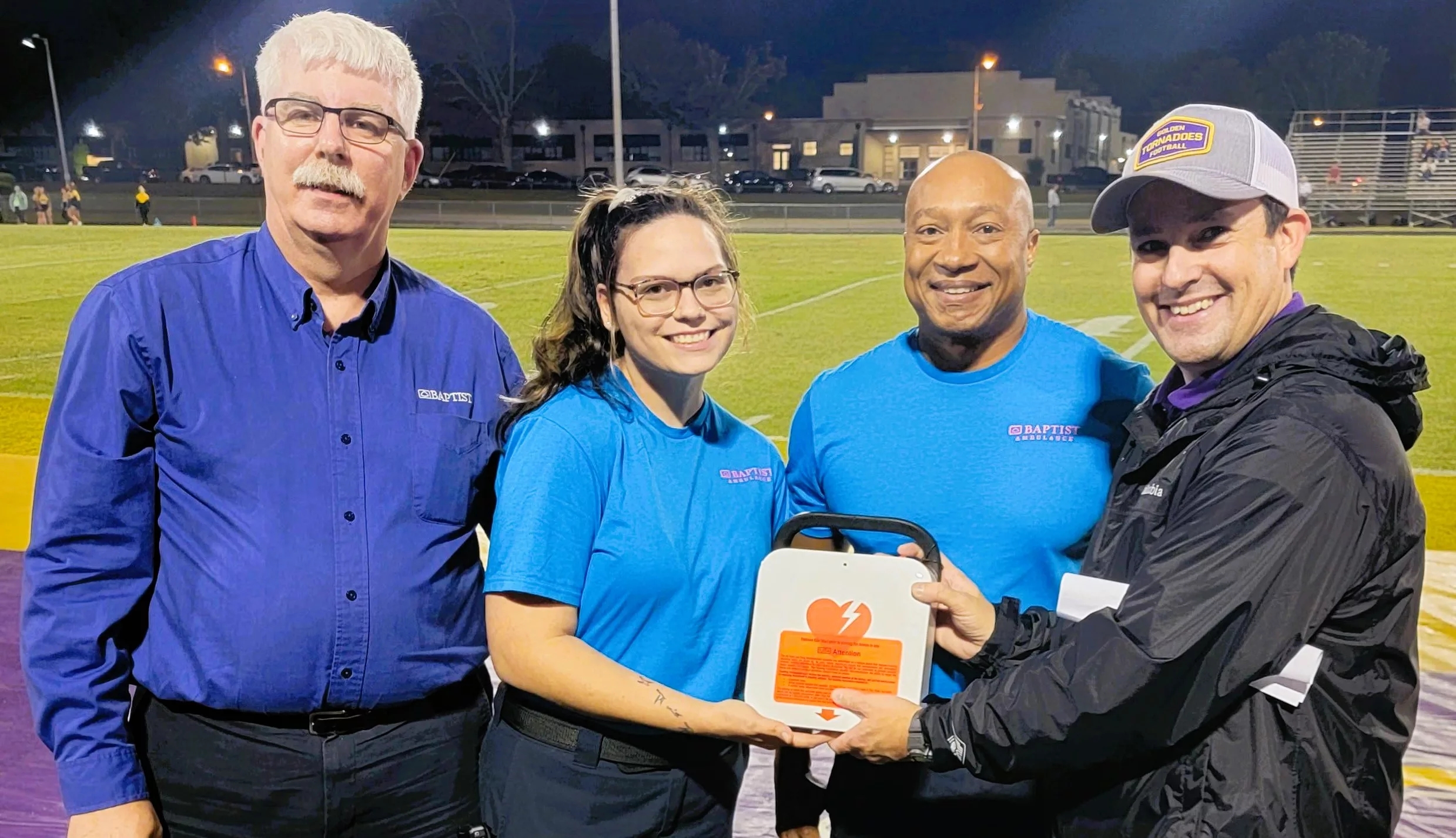 baptist-ambulance-donates-aed-to-uc-schools-radio-nwtn