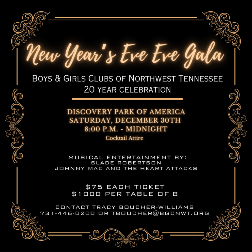 Boys & Girls Clubs New Year’s Eve Gala radio NWTN