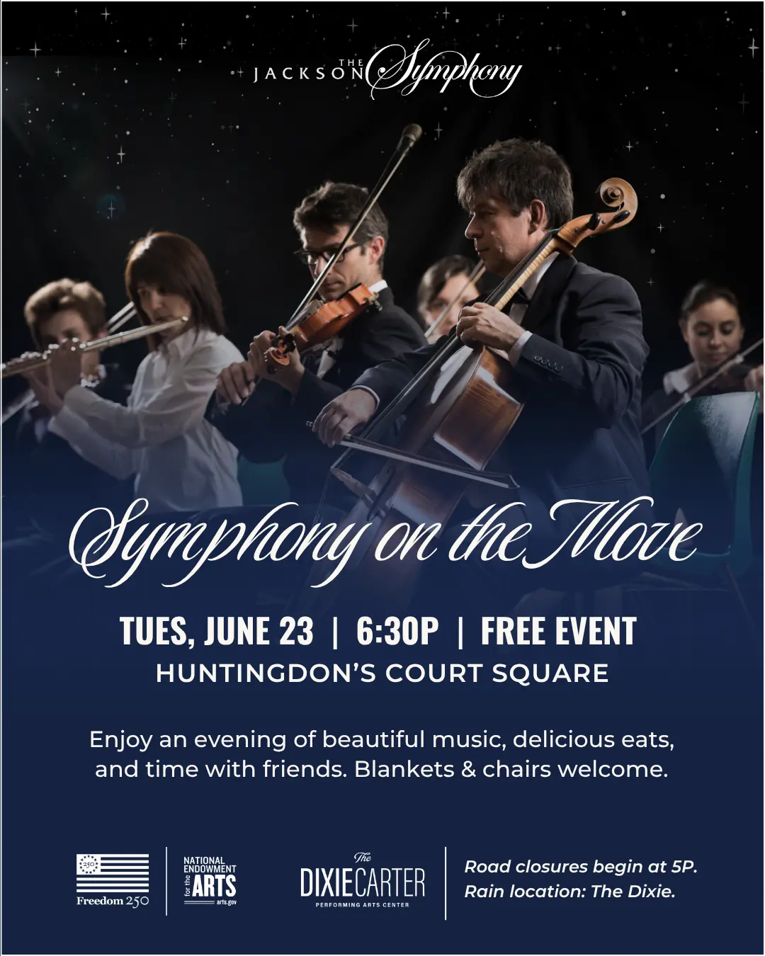 Jackson Symphony On Move–To Huntingdon | radio NWTN
