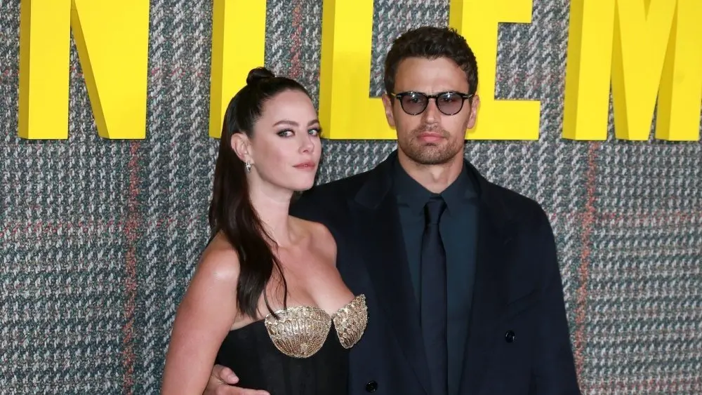 Kaya Scodelario and Theo James attend the UK Series Global Premiere of "The Gentlemen" at the Theatre Royal Drury Lane in London^ England. London^ United Kingdom - March 05^ 2024