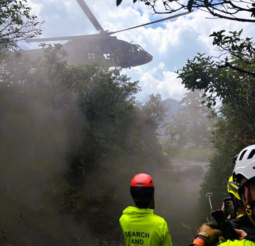 Tennessee Guard Blackhawk Crew Rescues Visitor To National Park