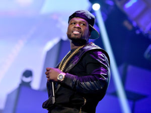 LAS VEGAS, NV - SEPTEMBER 20: Recording artist Curtis '50 Cent' Jackson of the music group G-Unit performs onstage during the 2014 iHeartRadio Music Festival at the MGM Grand Garden Arena on September 20, 2014 in Las Vegas, Nevada.