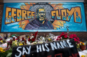 Mural of George Floyd