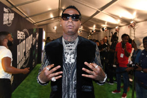 Rapper Moneybagg Yo attends the BET Hip Hop Awards 2017 at The Fillmore Miami Beach at the Jackie Gleason Theater on October 6, 2017 in Miami Beach, Florida.