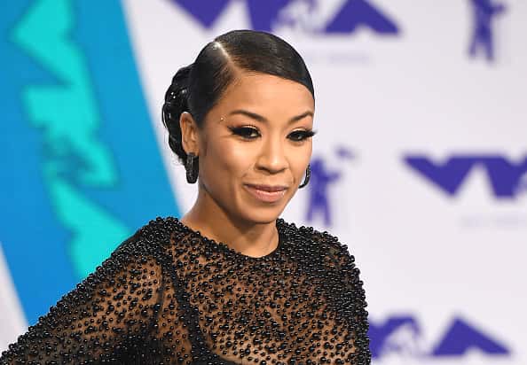 Keyshia Cole attends the 2017 MTV Video Music Awards at The Forum on August 27, 2017 in Inglewood, California.