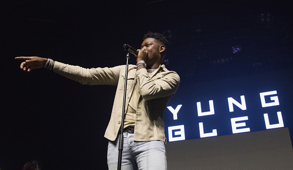 Rapper Yung Bleu performs in support of Kevin Gates during the opening night of the 'Luca Brasi 3 Tour' at ACL Live at ACL Live on October 2, 2018 in Austin, Texas.