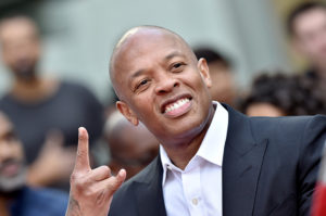 Dr. Dre attends the Hand and Footprint Ceremony honoring Quincy Jones at TCL Chinese Theatre IMAX on November 27, 2018 in Hollywood, California.