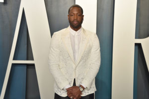 FEBRUARY 09: Dwyane Wade attends the 2020 Vanity Fair Oscar Party at Wallis Annenberg Center for the Performing Arts on February 09, 2020 in Beverly Hills, California.