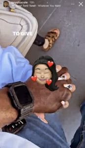 Keshia Cole and mystery man