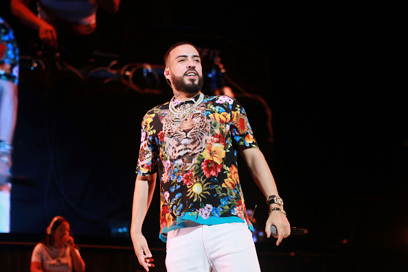SAN JUAN, PUERTO RICO - MARCH 18: French Montana performs during the benefit concert, 'Power To The People' at Coliseo Jose M. Agrelot on March 18, 2018 in San Juan, Puerto Rico.