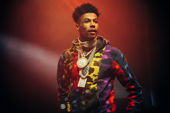 Blueface performs at O2 Academy Brixton on November 20, 2019 in London, England.