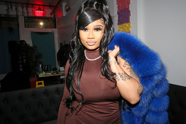K Goddess poses during her video release party for "Jackie Robinson" on January 31, 2021 in the Brooklyn borough of New York City.