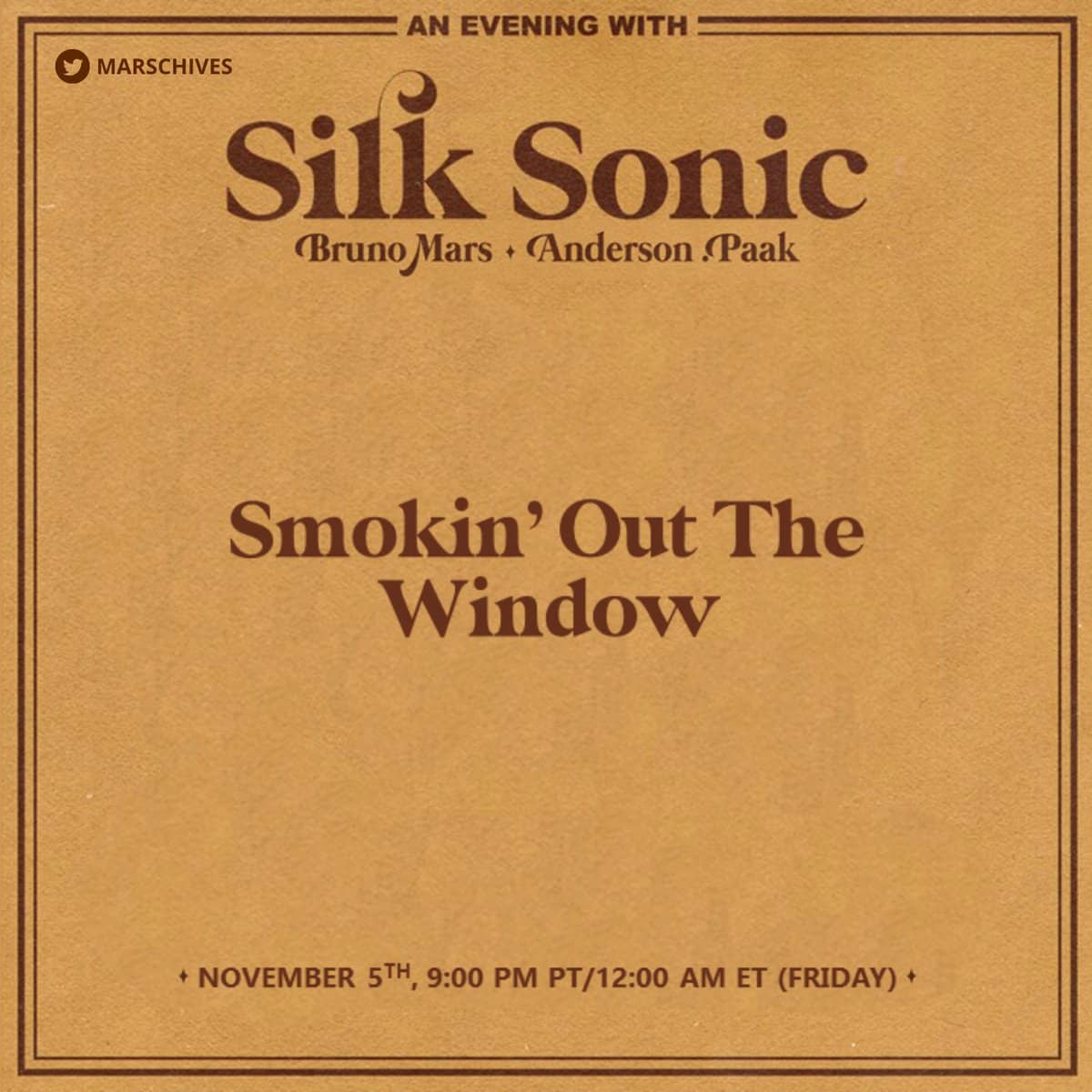 Silk Sonic Drops Anticipated New Single 'Smokin Out the Window' | Hot97