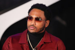 LOS ANGELES, CALIFORNIA - FEBRUARY 7: Music artist Trey Songz attends his virtual Special Valentine's Day Concert on February 7, 2021 in Los Angeles, California.