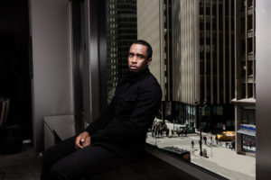 Sean Combs in the Sean Combs Enterprises office at 1440 Broadway on March 30, 2016 in New York.