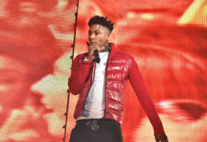NBA YoungBoy performs onstage during Lil Baby & Friends concert to promote the new release of Lil Baby's new album "Street Gossip" at Coca-Cola Roxy on November 29, 2018 in Atlanta, Georgia