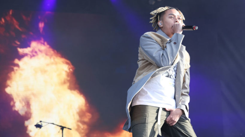 Cordae performs during the 2021 Governors Ball Music Festival at Citi Field on September 25, 2021 in New York City.