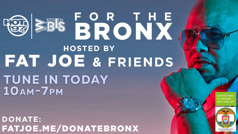 Fat Joe & Friends To Take Over HOT 97 & WBLS on Jan. 22 & Raise Funds for Families Impacted By Deadly Bronx Apartment Fire - Vimarsana News