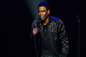 Chris Rock performs live on stage during The Total Blackout Tour at Oslo Spektrum on October 7, 2017 in Oslo, Norway.