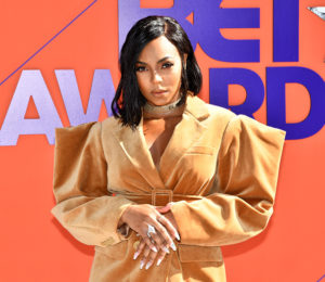 Ashanti attends the 2018 BET Awards at Microsoft Theater on June 24, 2018 in Los Angeles, California.