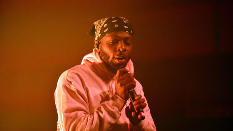FORT LAUDERDALE, FL - NOVEMBER 04: Isaiah Rashad performs live on stage during "Lil Sunny's Awesome Vacation tour" at Revolution Live on November 4, 2021 in Fort Lauderdale, Florida.